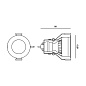 Cerchio G встраиваемый в потолок светильник, Nexoluce
