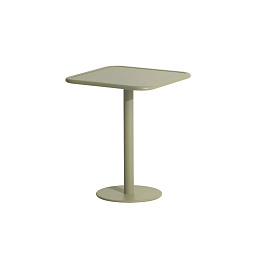 M0742615 La Petite Friture WEEK-END Круглый стол кафе садовый металлический травяной