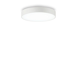 223193 Ideal lux Halo потолочный накладной светильник с матовым рассеивателем и белым корпусом
