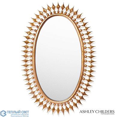 Wellington Mirror-Gold Leaf Global Views зеркало
