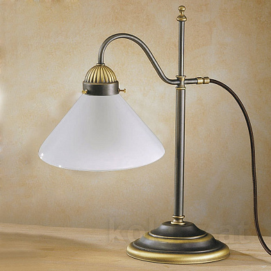 настольная лампа на шарообразном основании