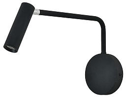 10299/1LED Black Escada Koppa бра с цилиндрическим поворотным плафоном