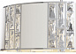 MOD028PL-08CH Подвесной светильник Mercurio Maytoni хром-белый