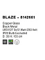 8142681 BLAZE Novaluce светильник LED E27 3x12Вт 230В IP20