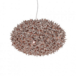 09268BR Kartell Bloom подвесная люстра с цветочным плафоном бронзового оттенка