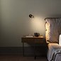 Настенный светильник Bean AP ROUND Ideal Lux 260631, никель — фото 3
