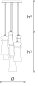 Люстра Italamp Licio 2296/SG7 — фото 2