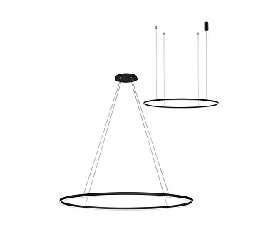 Подвесной светильник Kink Light Тор черный d150 08218,19A(4000K)