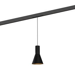 ODREY on track 1.3 LED Jet Black Wever Ducre Odrey On Track подвесной конусный трековый светильник чёрного цвета для магнитного трека 48V