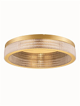 Triac Dimmable Platinum Gold Stainless Steel, Aluminium & Acrylic LED 70Watt 220-240Volt 3666 Lm IP20 3000K D:60 H: 11 cm