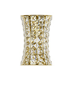 Platinum Gold Metal & Crystal LED 12Watt 220-240Volt 720Lm IP20 3500K L: 18 W:12 H:28 cm