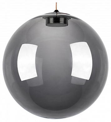 подвесной светильник с металлическим шаром цвета графит