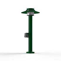 Kerlouan N° 3; Polycarbonate E27 105W Plug; Fir green