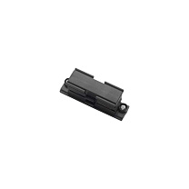Black straight track connector