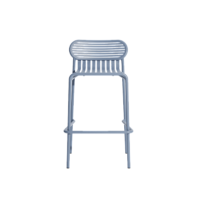 M0745425 WEEK-END Petite Friture Барный стул садовый металлический голубой H80