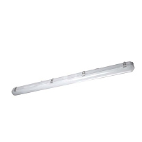 Ceiling fixture IP65 Solid 1320mm LED 27.4W 4000K DALI Grey 2872lm