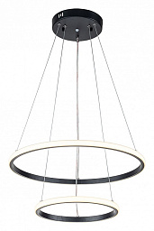 10228/2LED Escada Euler подвесной светильник, 34Вт, 3000, 4000, 6000K, 5355лм, черный