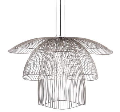 Подвесной светильник Forestier Papillon Taupe Metallique