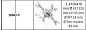 1856/KR Il Paralume Marina настенное бра с декоративным металлическим элементом — фото 1