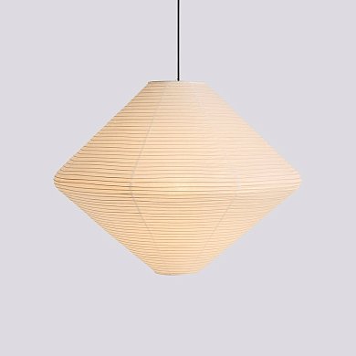 Бумажный абажур HAY Paper Shade Diamond Ø80, классический белый