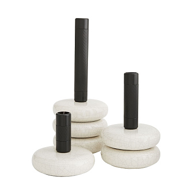 DA9006 Glaze Candlesticks, Set of 3 Arteriors аксессуар