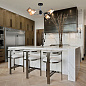 661/4PL Escada Smog потолочный светильник, 60Вт, хром;черный — фото 2