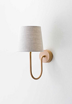 Toffee shown with 5.5 Fez in Natural Linen with Cream Card Lining