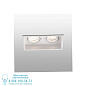 40126 HYDE White orientable square recessed lamp 2L встраиваемый светильник Faro barcelona — фото 1