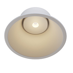встраиваемый потолочный светильник с куполообразным корпусом белого цвета