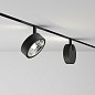 Магнитный трековый светильник Ego SPOT FLAT SINGLE 09W 3000K ON-OFF Ideal Lux 290614, черный — фото 1