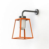 Lampiok 2 N° 3; Frosted glass E27 52W; Pure orange