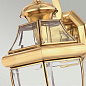 Настенный уличный светильник Newbury Quoizel QZ-NEWBURY2-M-PB лакированная полированная латунь — фото 2