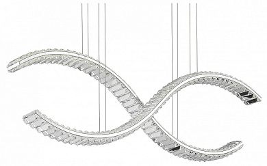SL6206.103.44 ST-Luce Aceno подвесной светильник, 22Вт, 3000K, 3740лм, хром