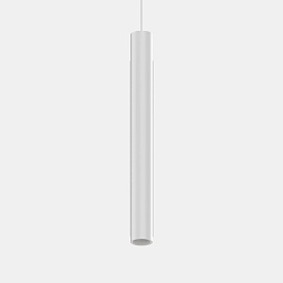 286327 Ideal lux Ego трековый светильник с белым цилиндрическим корпусом