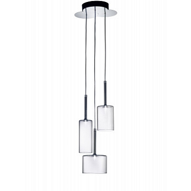 SPSPILL3GRCRG4L Axolight Spillray 3 SP люстра с 3 лампами хром; серый