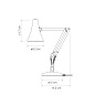 90 Mini Mini Desk Lamp Jasmine White Anglepoise, настольная лампа — фото 5