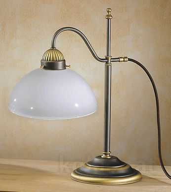 настольная лампа на шарообразном основании