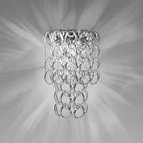 Настенный светильник GIOGALI, хрустальный, серебристый, глянцевый, хром 14E CE