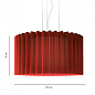 SPSKR150LEDXXGR Axolight Skirt 150 SP LED люстра дизайнерская серый — фото 3