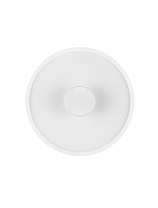 Sandy White Steel, Aluminium & Acrylic LED 14Watt 220-240Volt 757Lm IP20 2700-3000-4000K CCT by Dip Switch D:35.5 H:10 cm