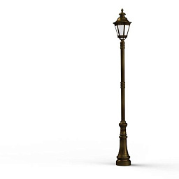 116233009 Roger Pradier Citadelle уличный фонарный столб с фонарным плафоном в бронзовом корпусе