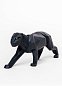 Фарфоровая скульптура пантеры Origami Panther Lladro, чёрная матовая 01009299 — фото 2