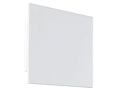 настенный керамический светильник с ровной поверхностью и мягким светом