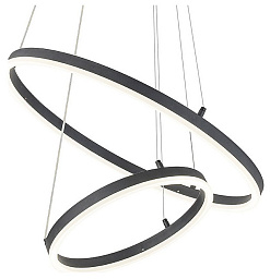 10254/2LED Black APP Escada Void подвесной светильник, 33Вт, 3000, 4000, 6500K, 4816лм, черный