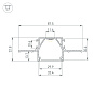 Профиль для светодиодной ленты Arlight LINIA32-FANTOM-MID — фото 1