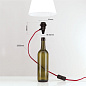 LA 4-1219 bordeaux Bottle Orion настольная лампа — фото 6