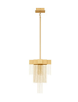 Triac Dimmable Brushed Gold Steel & Aluminium LED 8Watt 220-240Volt 351 Lm IP20 3000K L:31 W:21 H:66.3-157.8 cm