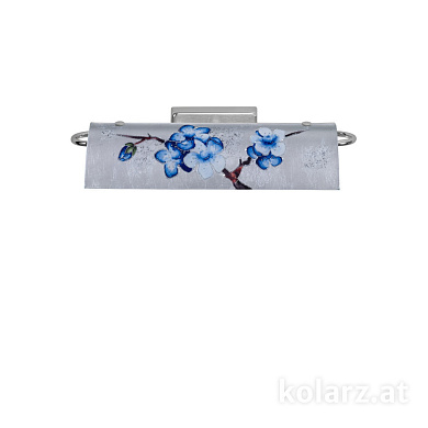 настенный светильник прямоугольный с двумя плафонами