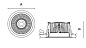 Встраиваемый светильник Arcluce TANTUM170-Compact, 19 Вт, 105 мм, Compact-white-refl — фото 1