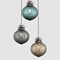 Flora Pendant Standard - Cool, 3 Drop Cluster подвесной светильник, Rothschild & Bickers